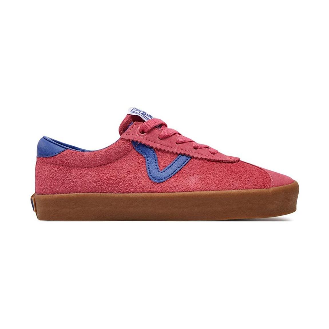 Leather Round Toe Sneakers Kids - Pink main product photo