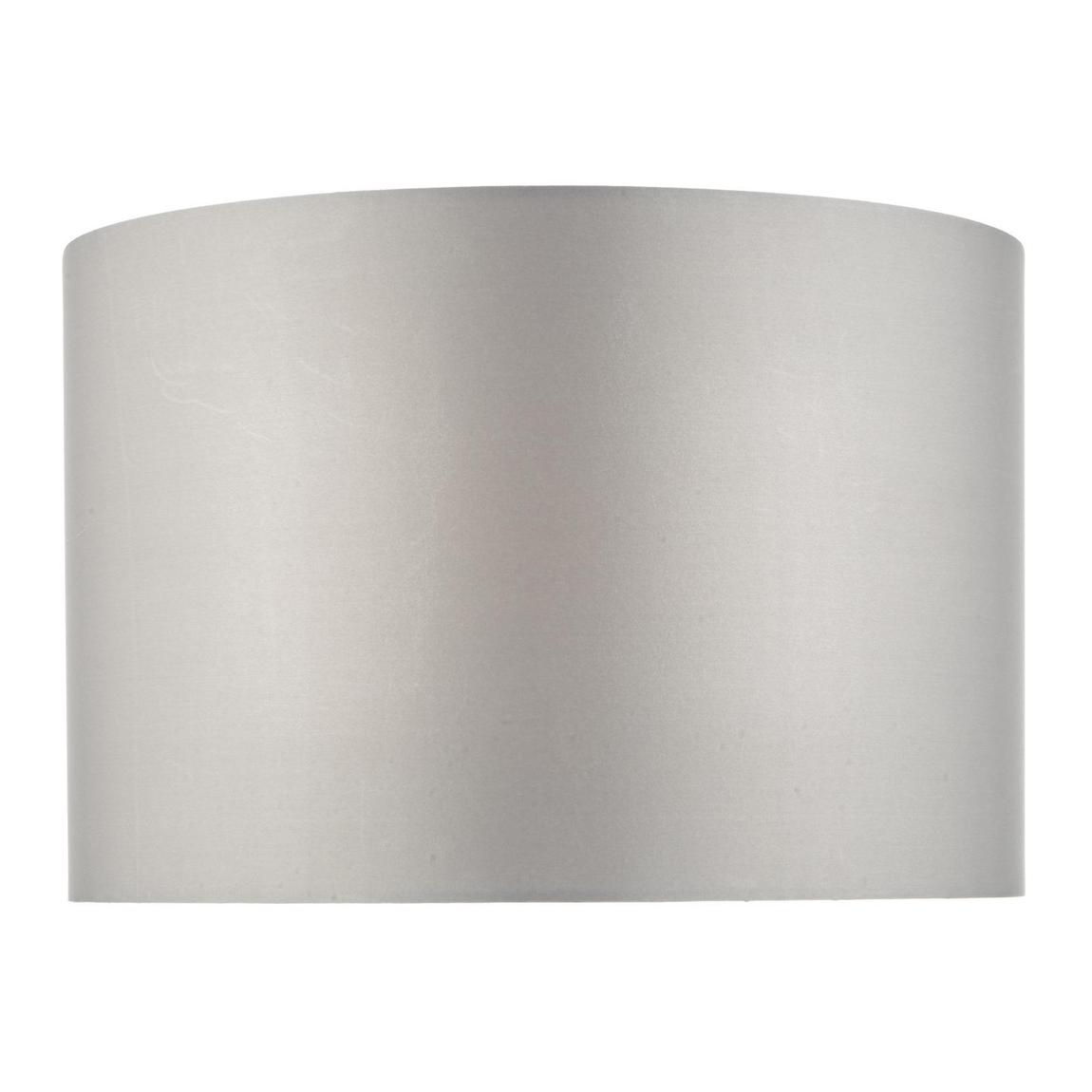 Yalena Grey Faux Silk Shade 33cm main product photo