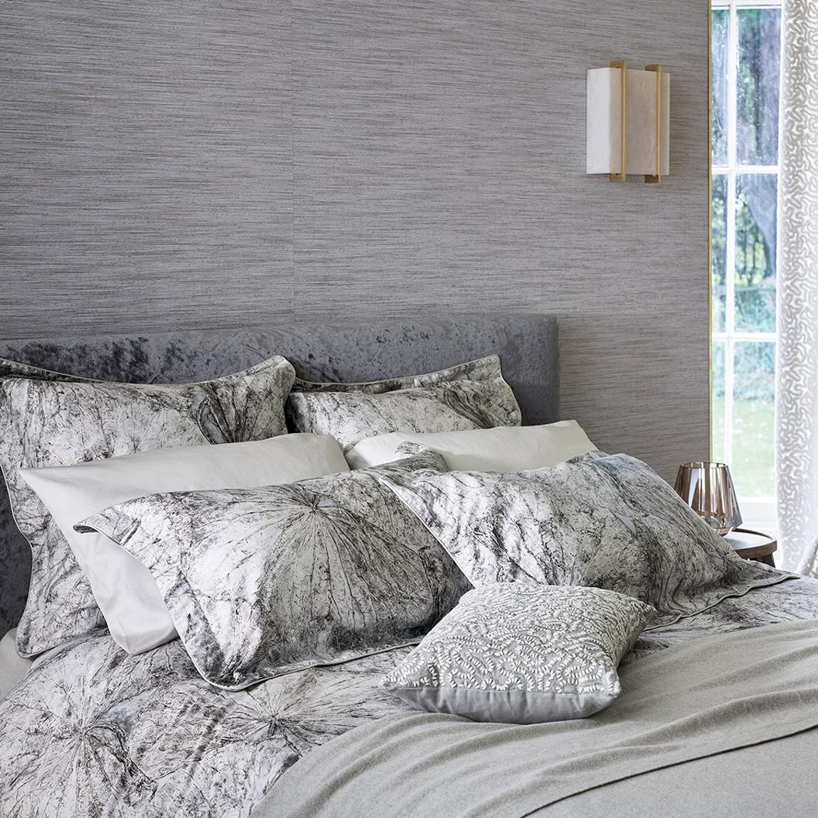 Taisho Oxford Pillowcase, Quartz Grey main product photo