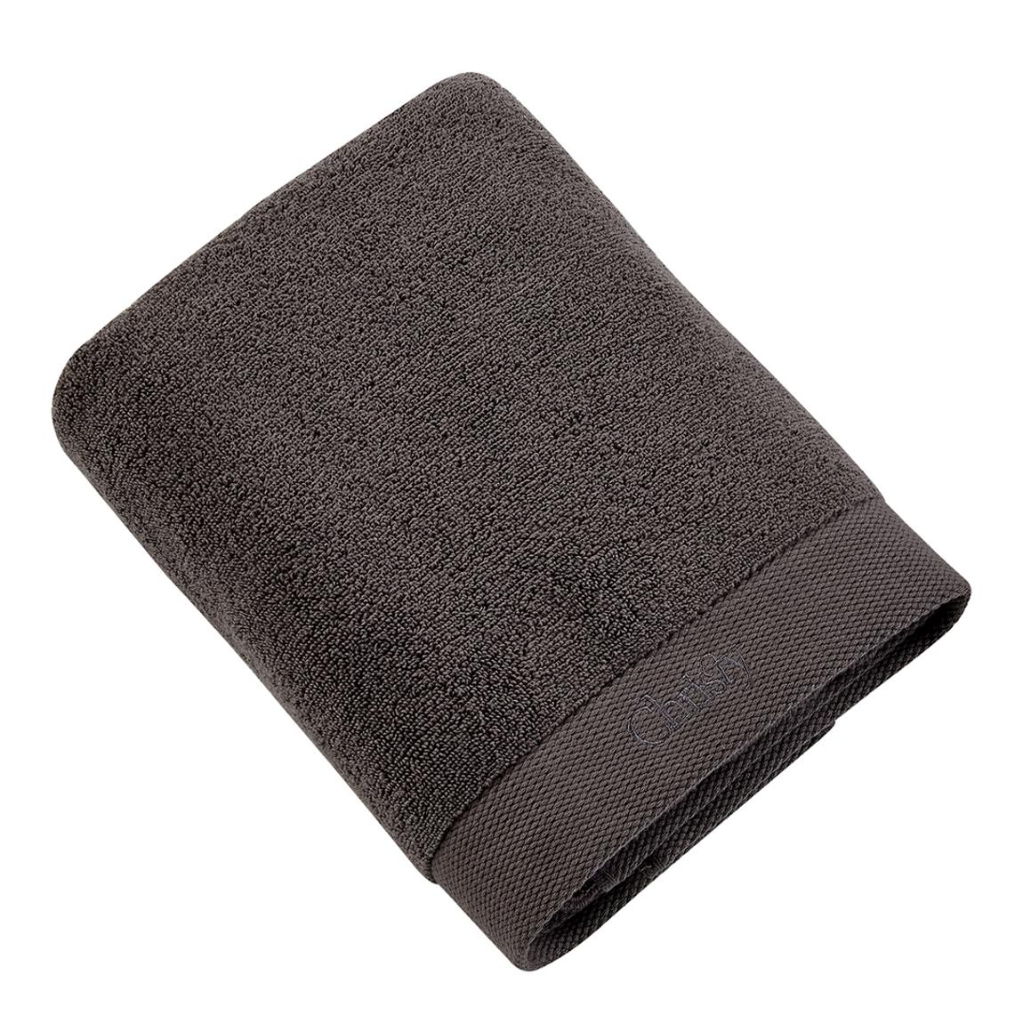 Christy Logo Bath Sheet, Soot main product photo