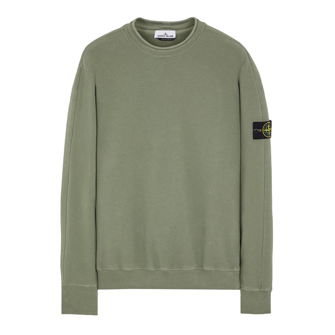 Sage Mock Turtleneck Fleece Sweatshirt main product photo