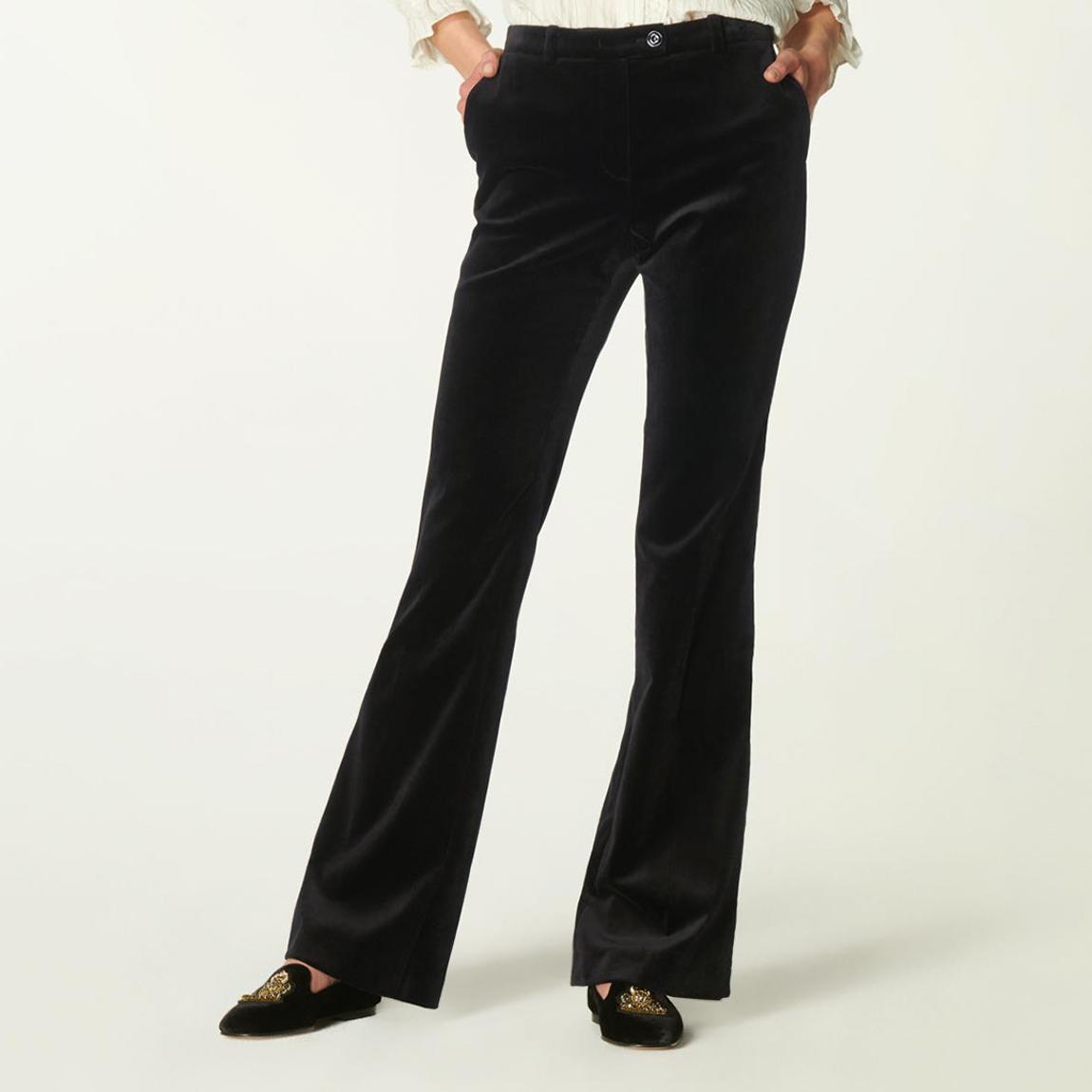 Black Evelina Stretch Trousers main product photo