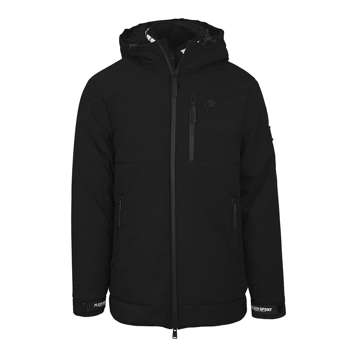 Black Pocket Lightweight Jacket main product photo