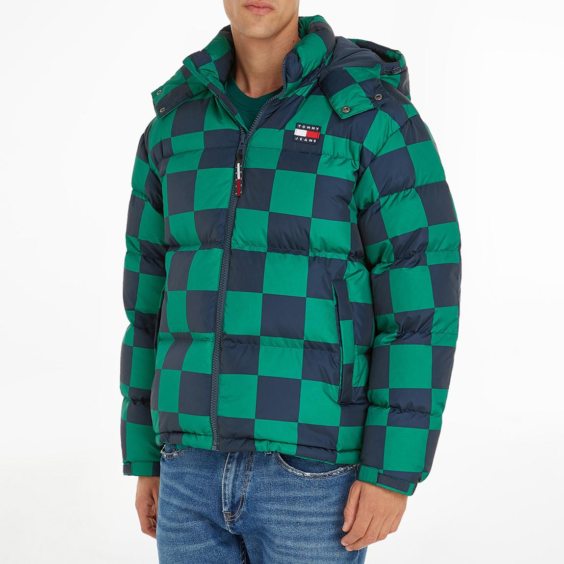 Green Multi Alaska Padded Coat main product photo
