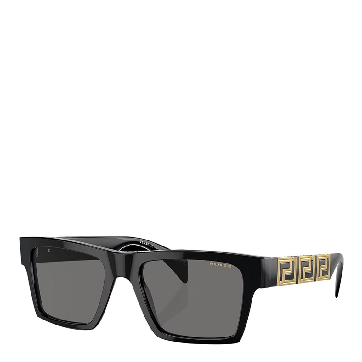 Men's Black Versace Square Sunglasses 54mm main product photo