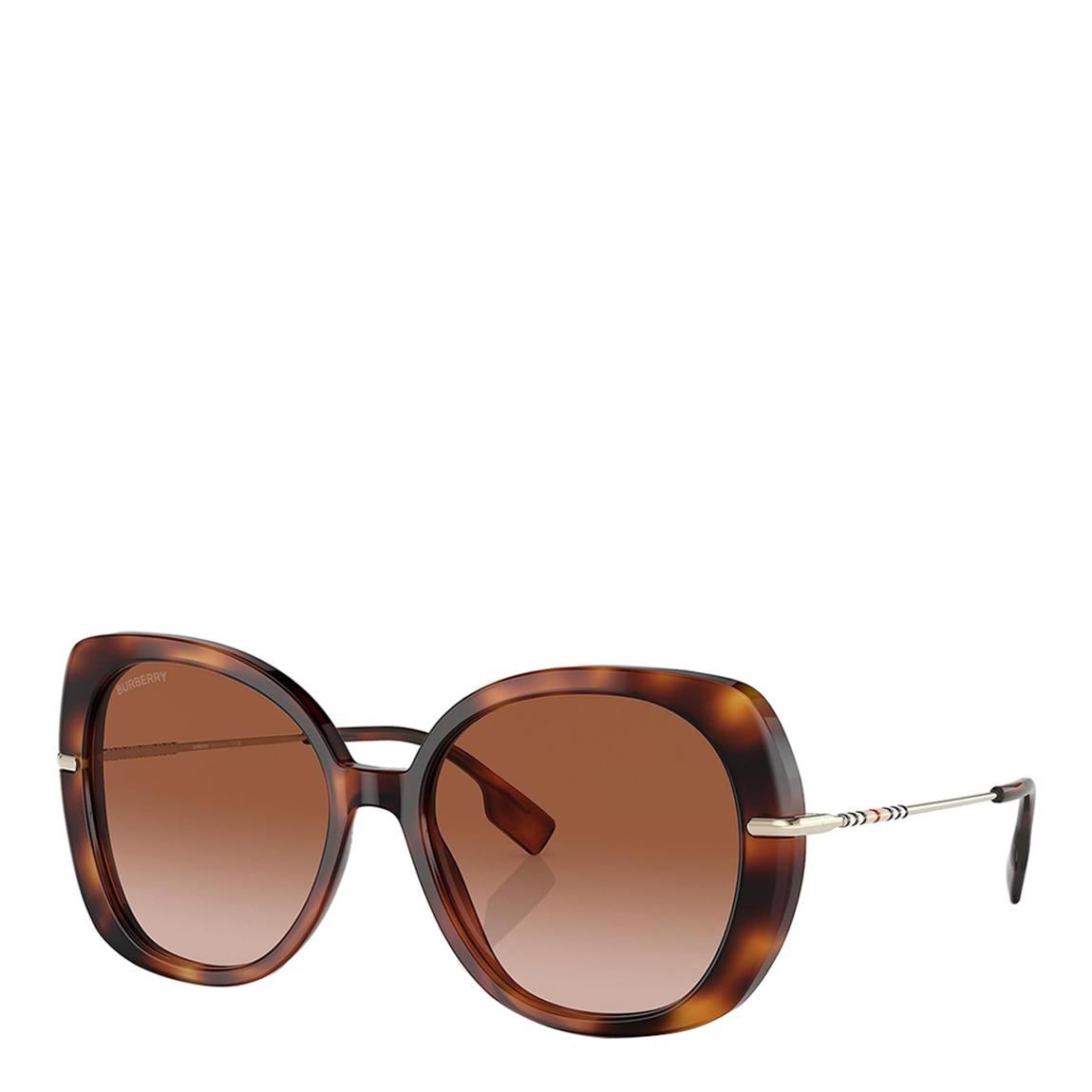 Women's Brown Burberry Sunglasses 55mm main product photo