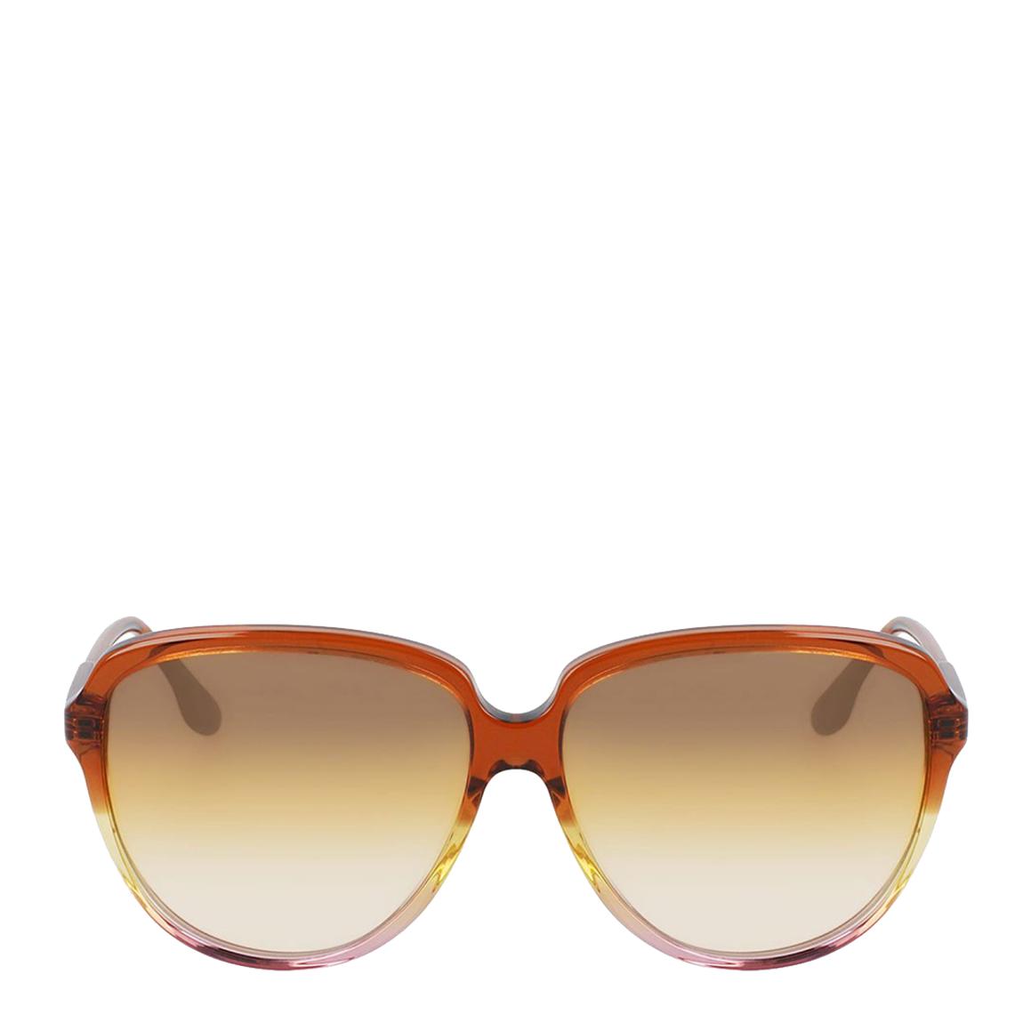 Women's Brown Victoria Beckham Sunglasses 60mm main product photo