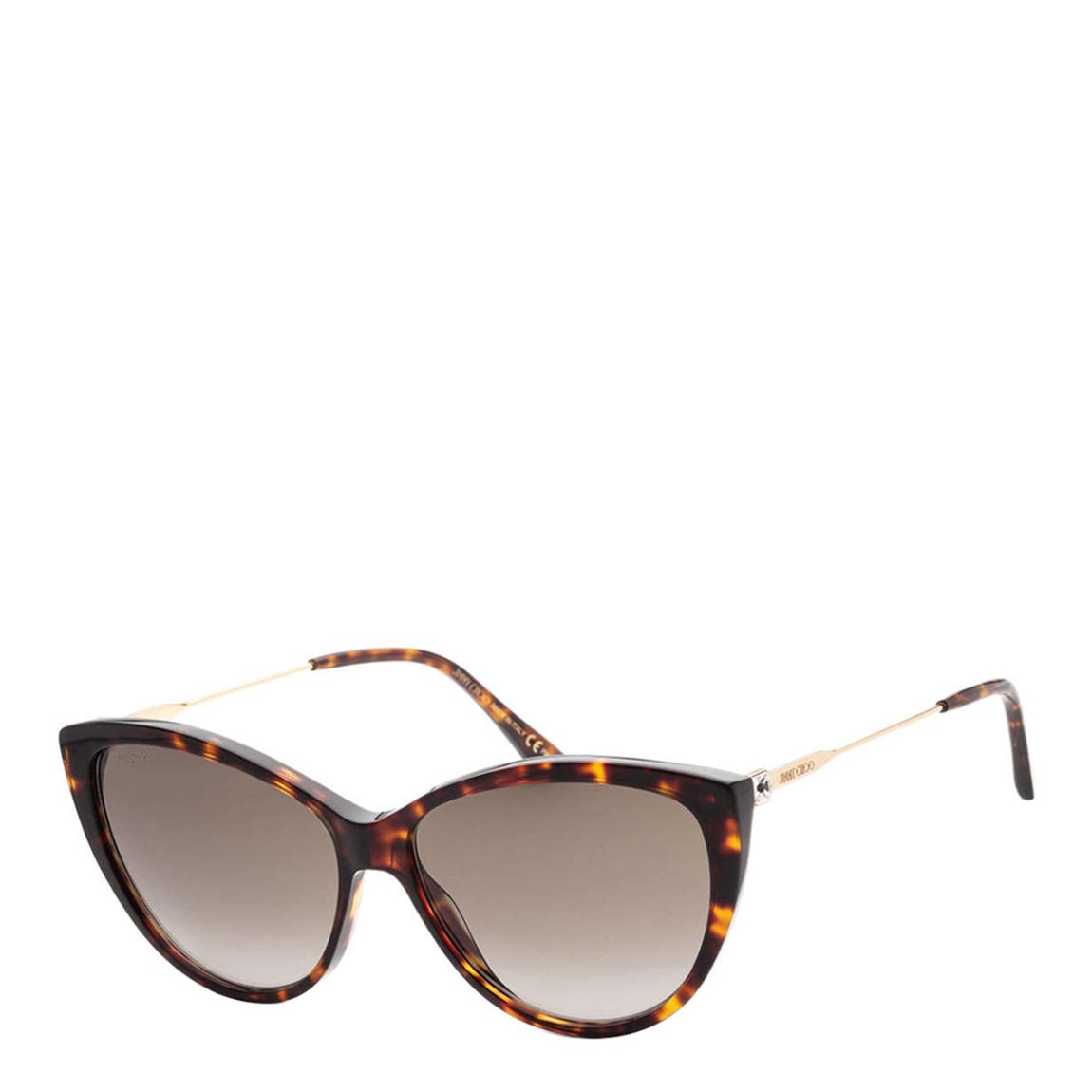 Women's Brown Jimmy Choo Sunglasses 52mm main product photo