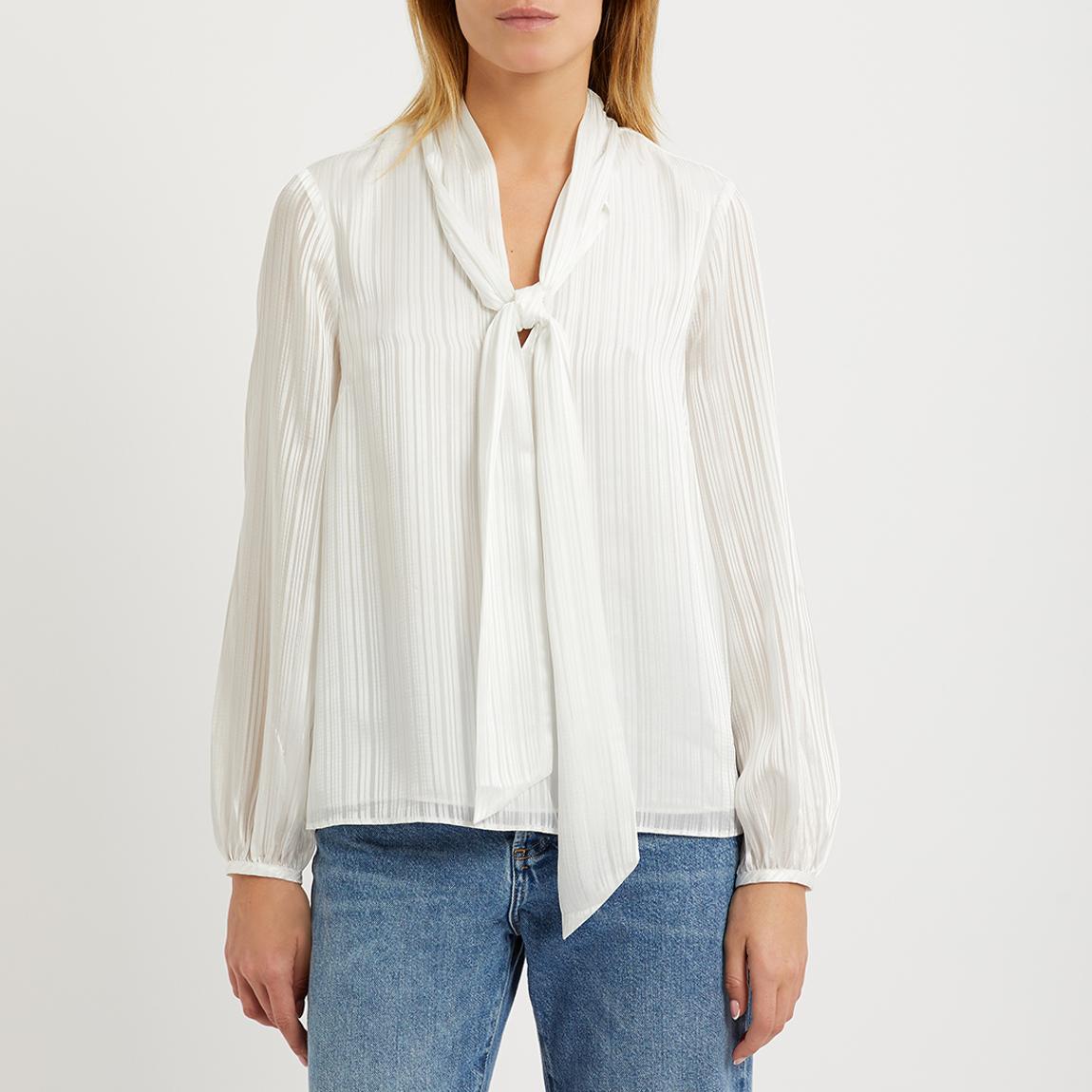 White Bow Blouse main product photo