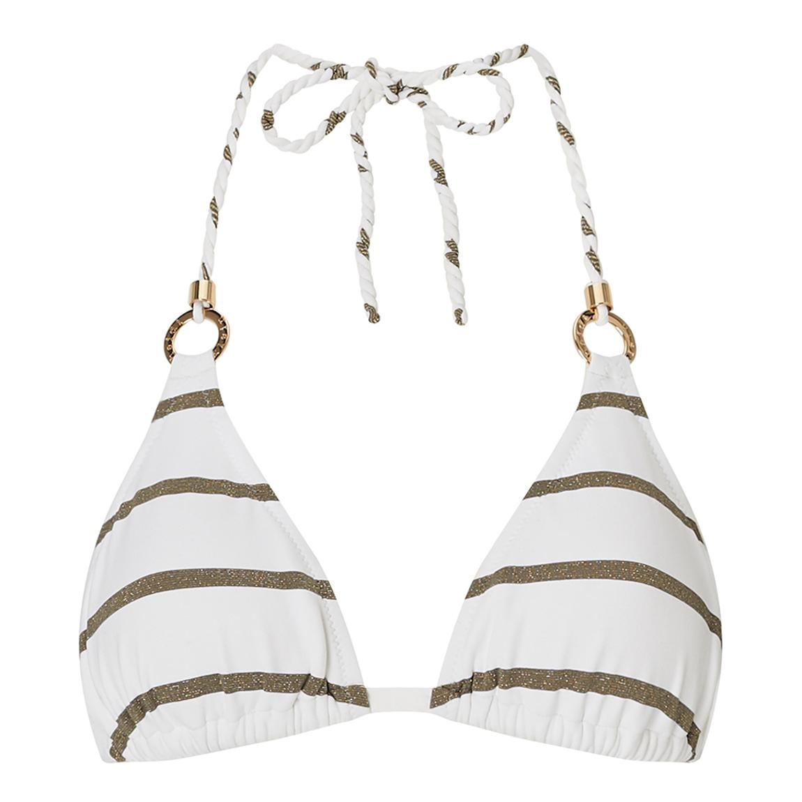White St Tropez Ring Bikini Top main product photo