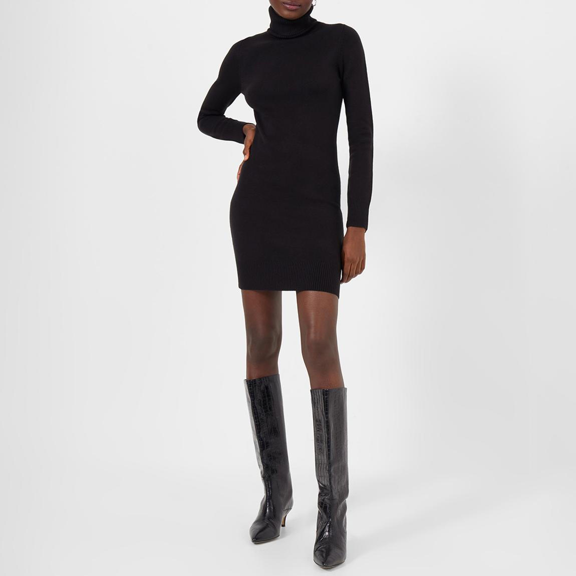 Black Roll Neck Mini Dress main product photo