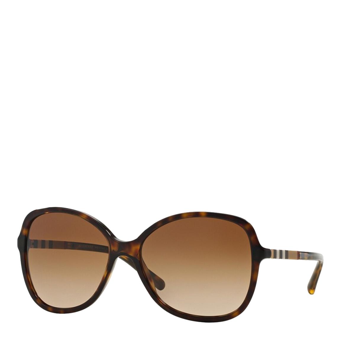 Women's Brown Burberry Sunglasses 58mm main product photo