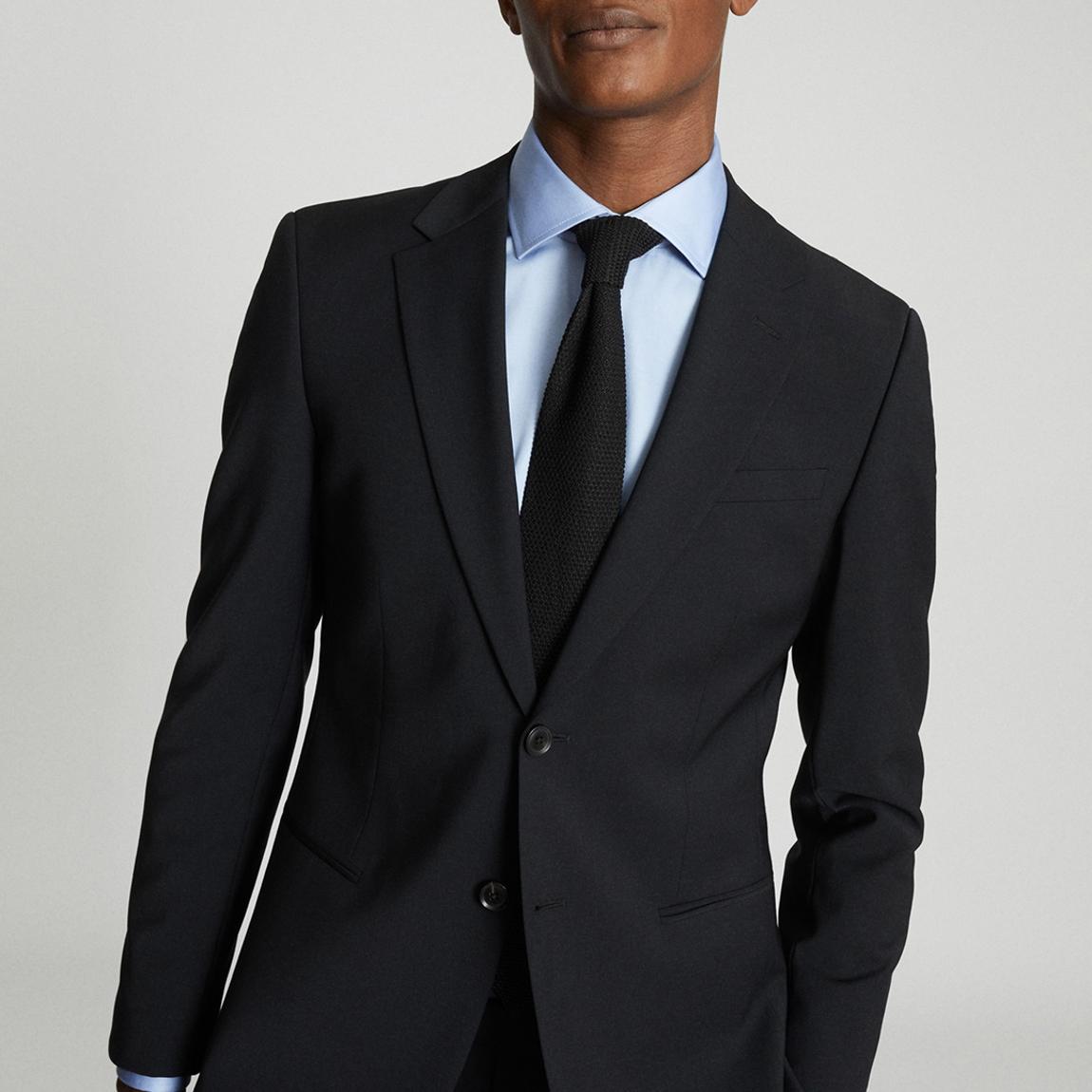 Black Hope Single Breasted Wool Blend Jacket main product photo