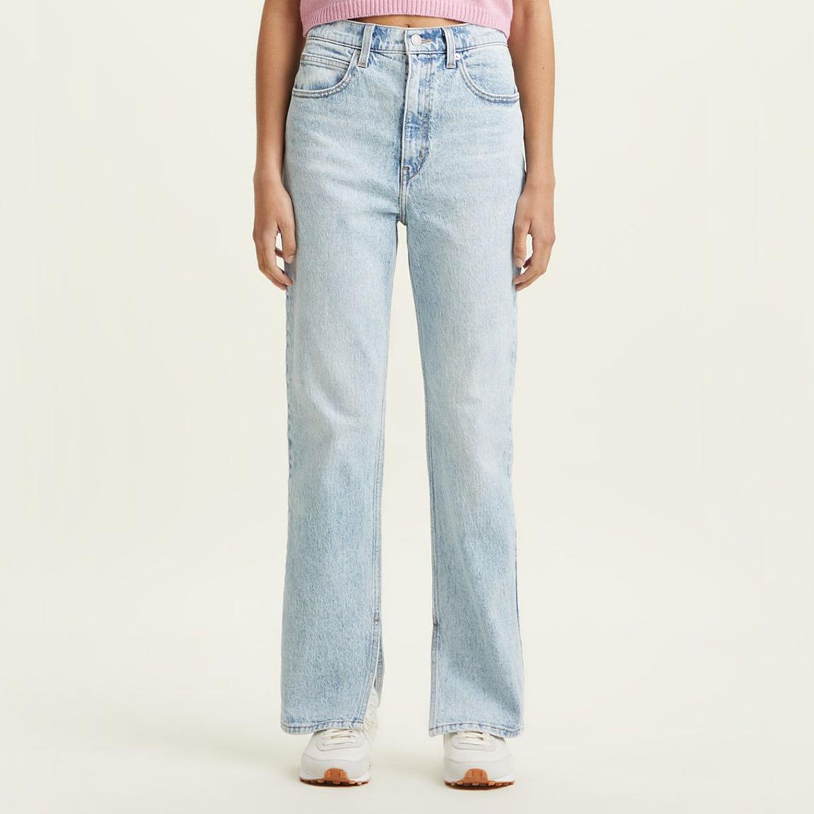 Light Blue 70's Slim Straight Jeans main product photo