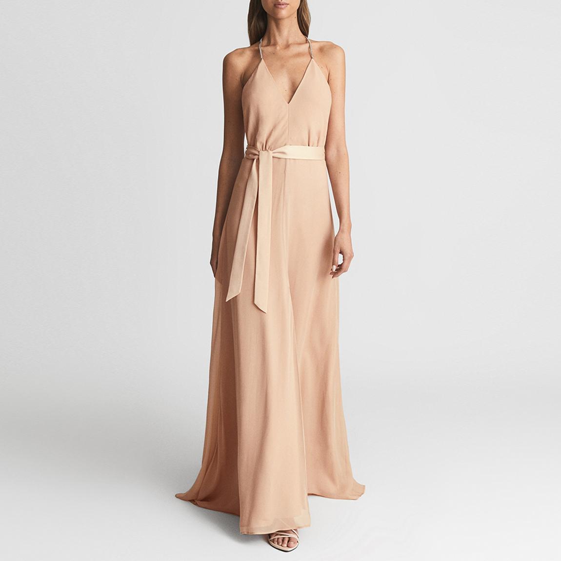 Nude Isabella Strappy Maxi Dress main product photo