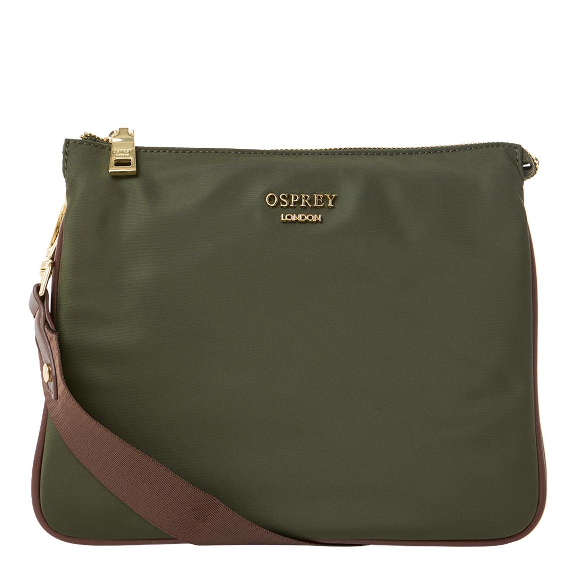 Olive Brown Trim Explorer Crossbody main product photo