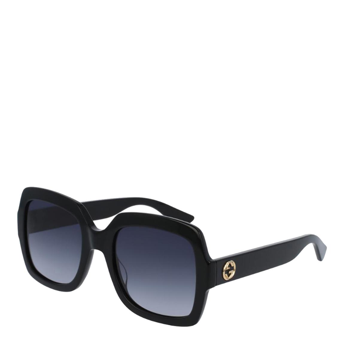 Women's Black Gucci Sunglasses 54mm main product photo