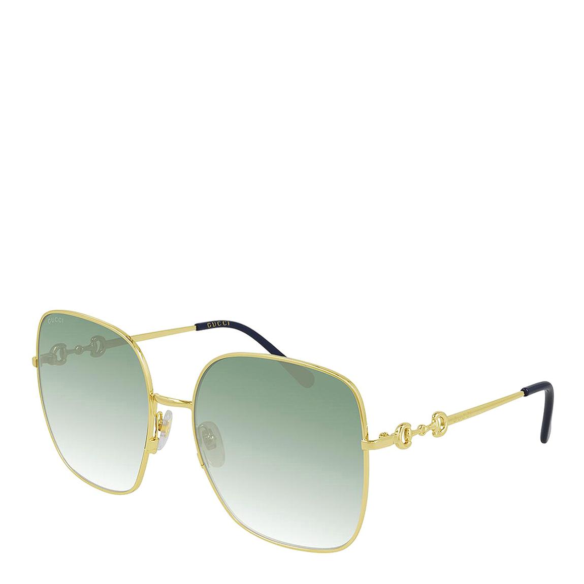 Women's Green Gucci Sunglasses 61mm main product photo