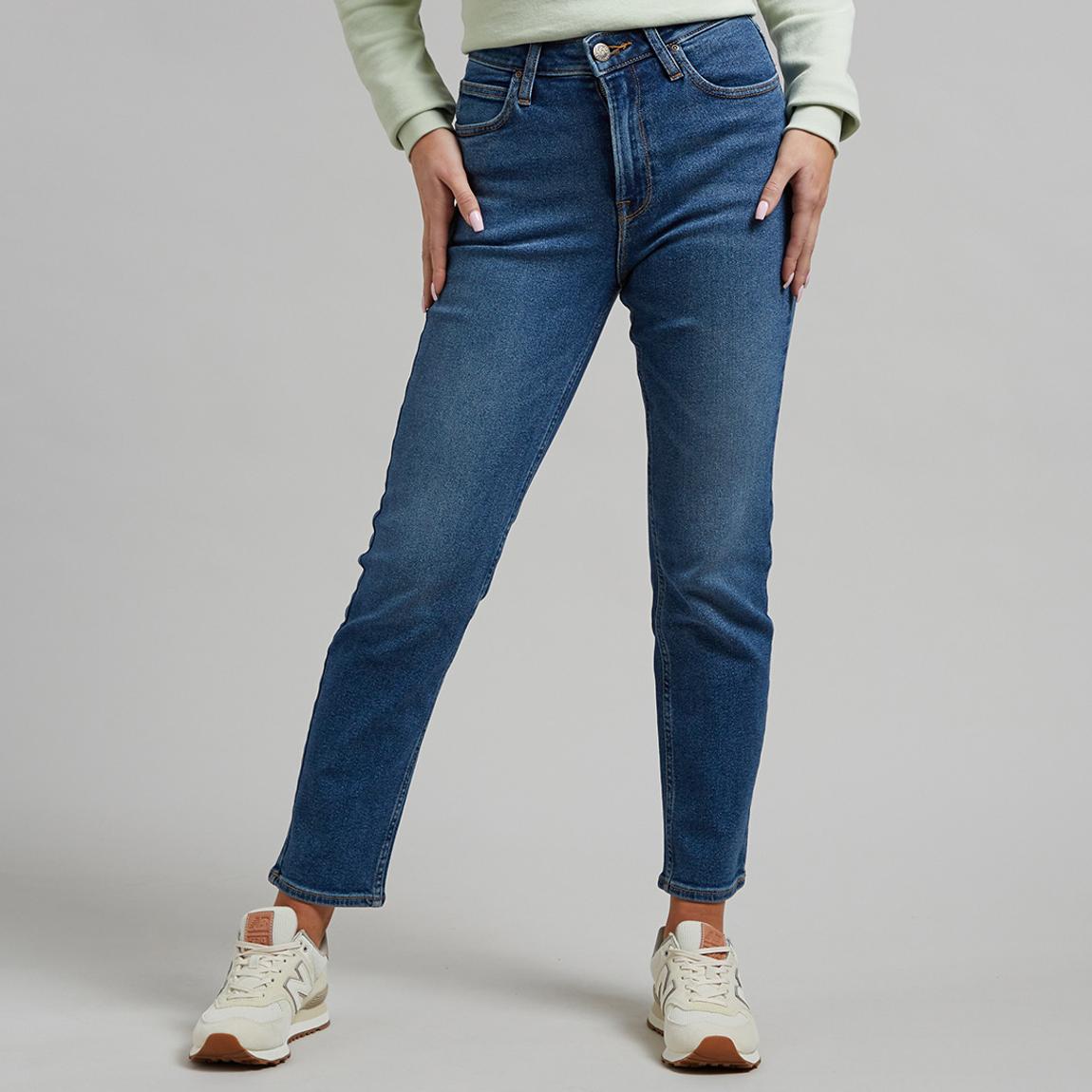 Blue Carol Straight Stretch Jeans main product photo