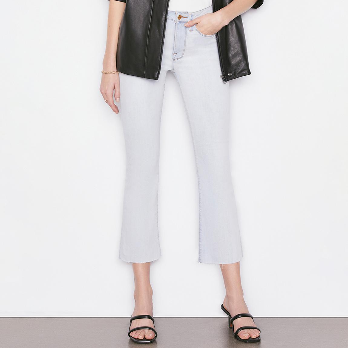 Light Blue Le Cropped Stretch Jeans main product photo