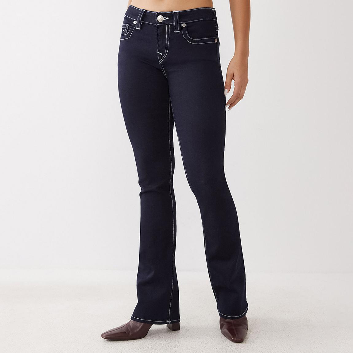 Dark Blue Becca Bootcut Stretch Jeans main product photo