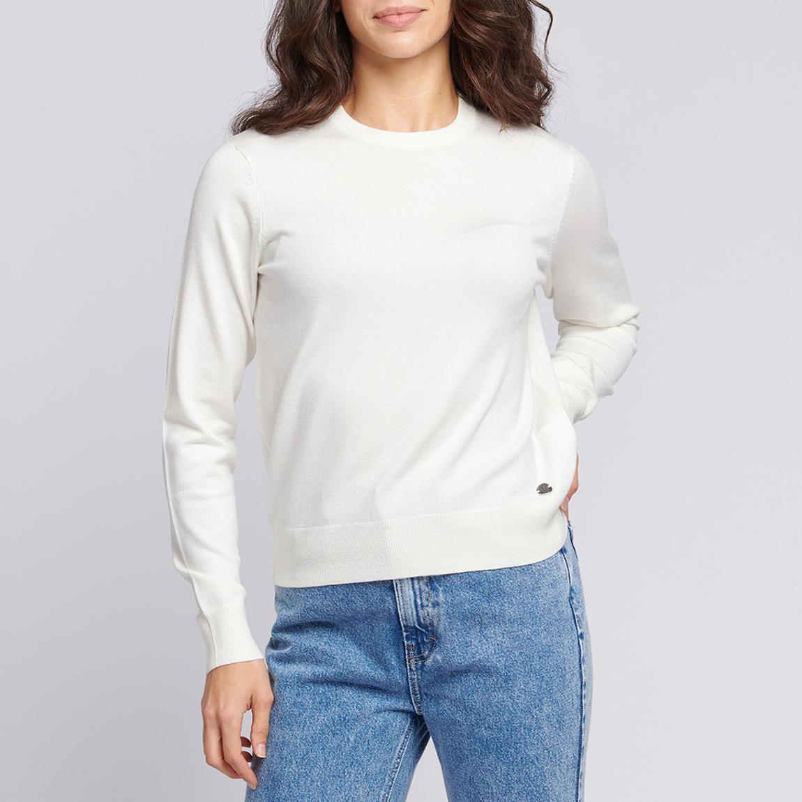Ecru Crew Neck Jumper main product photo