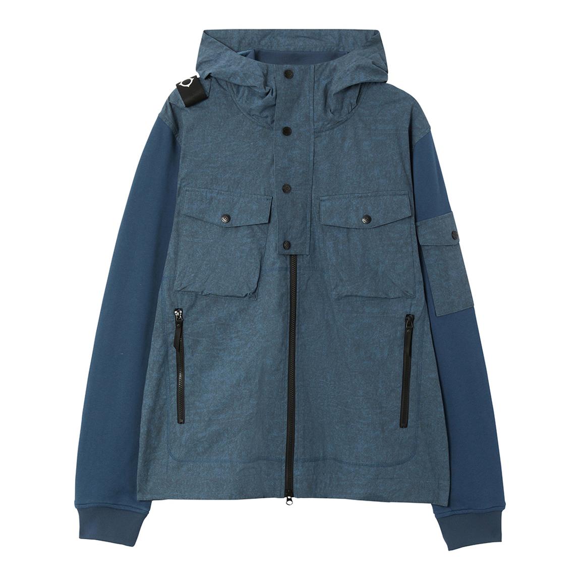 Teal Lightweight Hooded Cotton Jacket main product photo