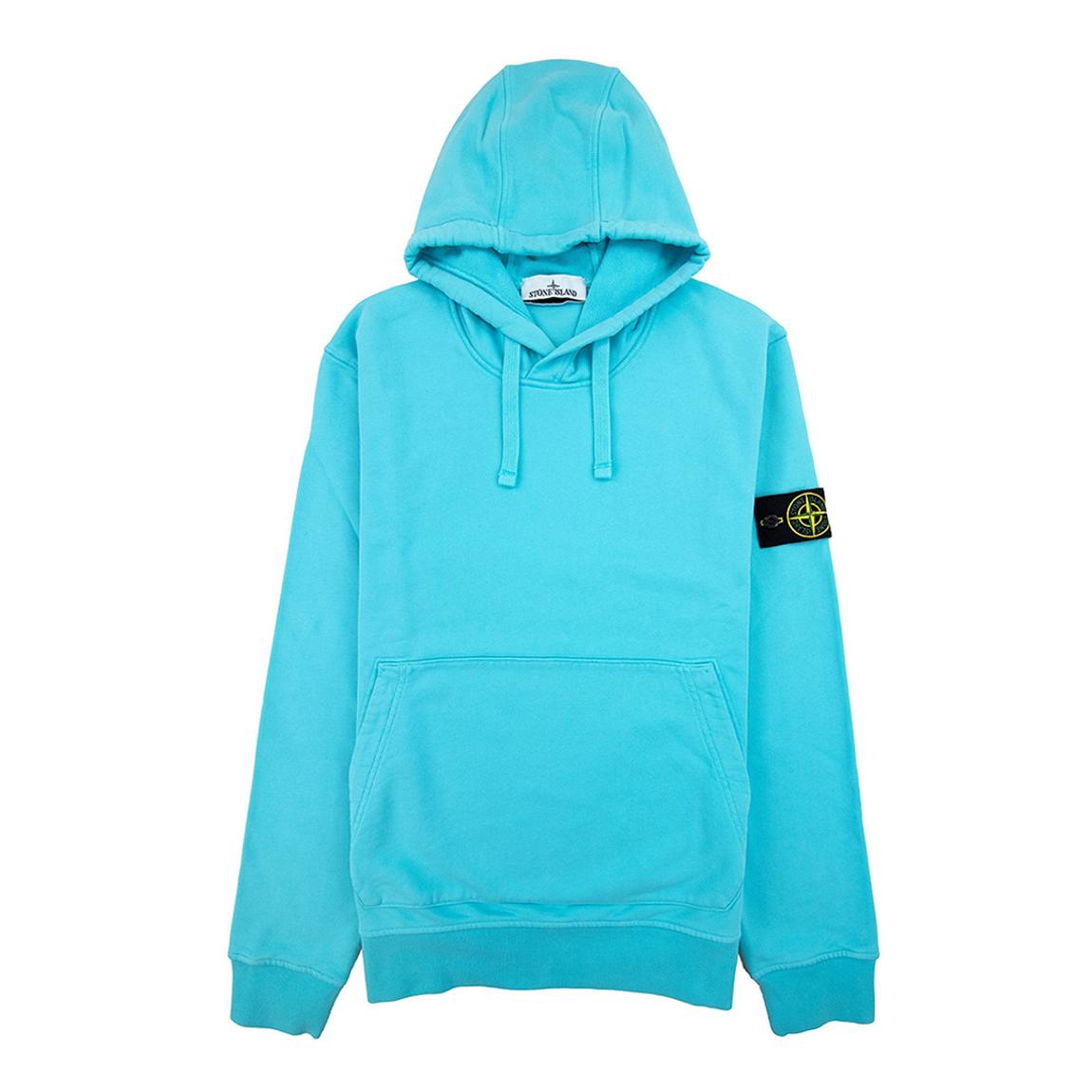 Turquoise Hooded Fleece Sweatshirt main product photo