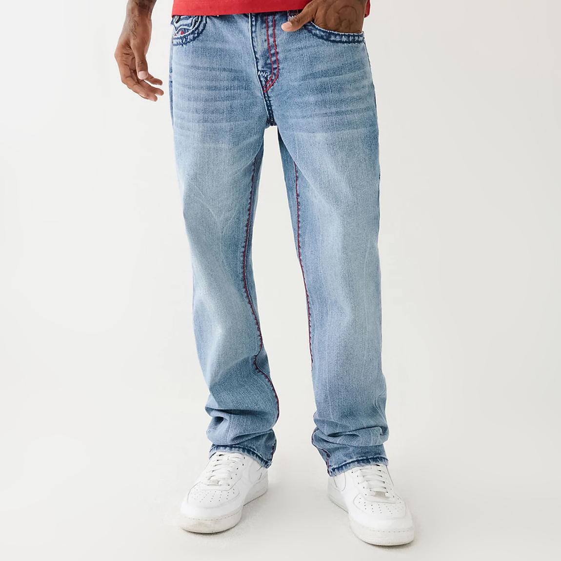 Light Blue Ricky Straight Stretch Jeans main product photo