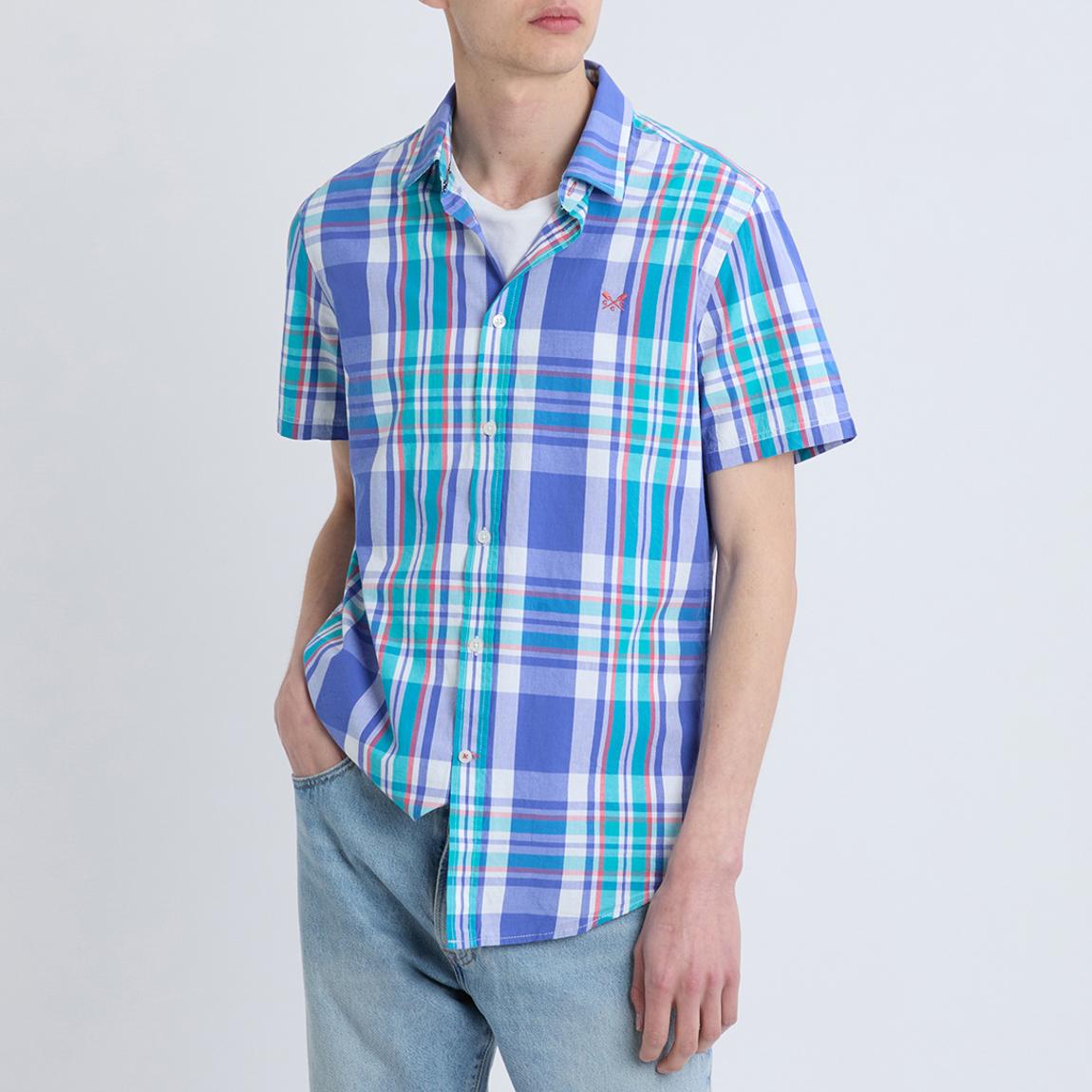 Blue Check Cotton Shirt main product photo