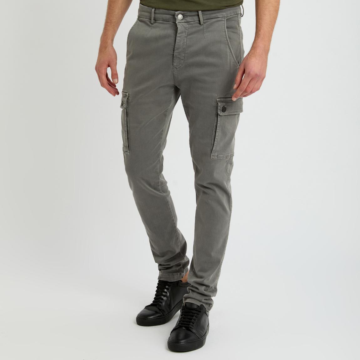 Grey Jaan Slim Hyperflex Cargo Trousers main product photo