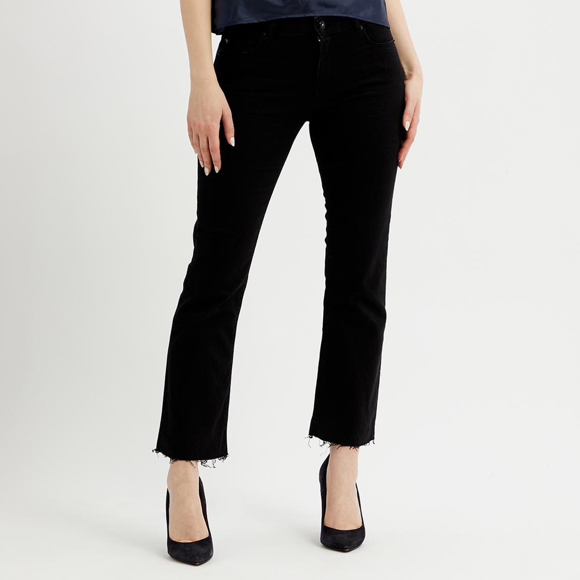 Black Faaby Flare Stretch Jeans main product photo