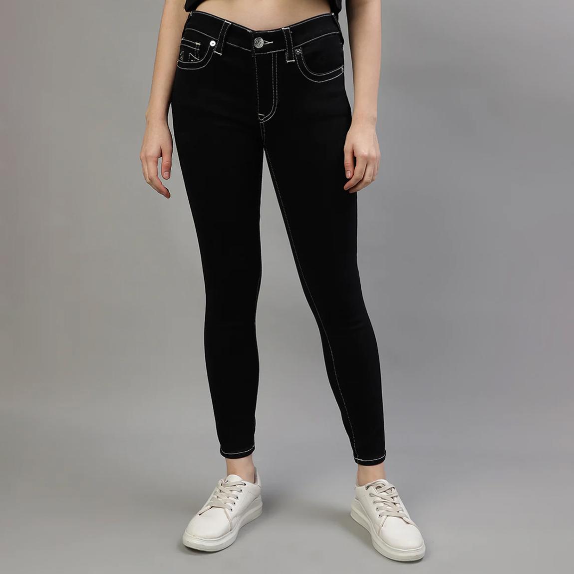 Black Jennie Stretch Jeans main product photo