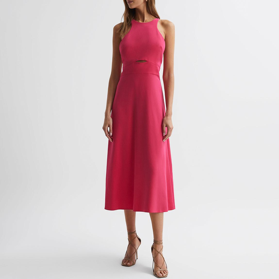 Pink Vienna Midi Dress main product photo