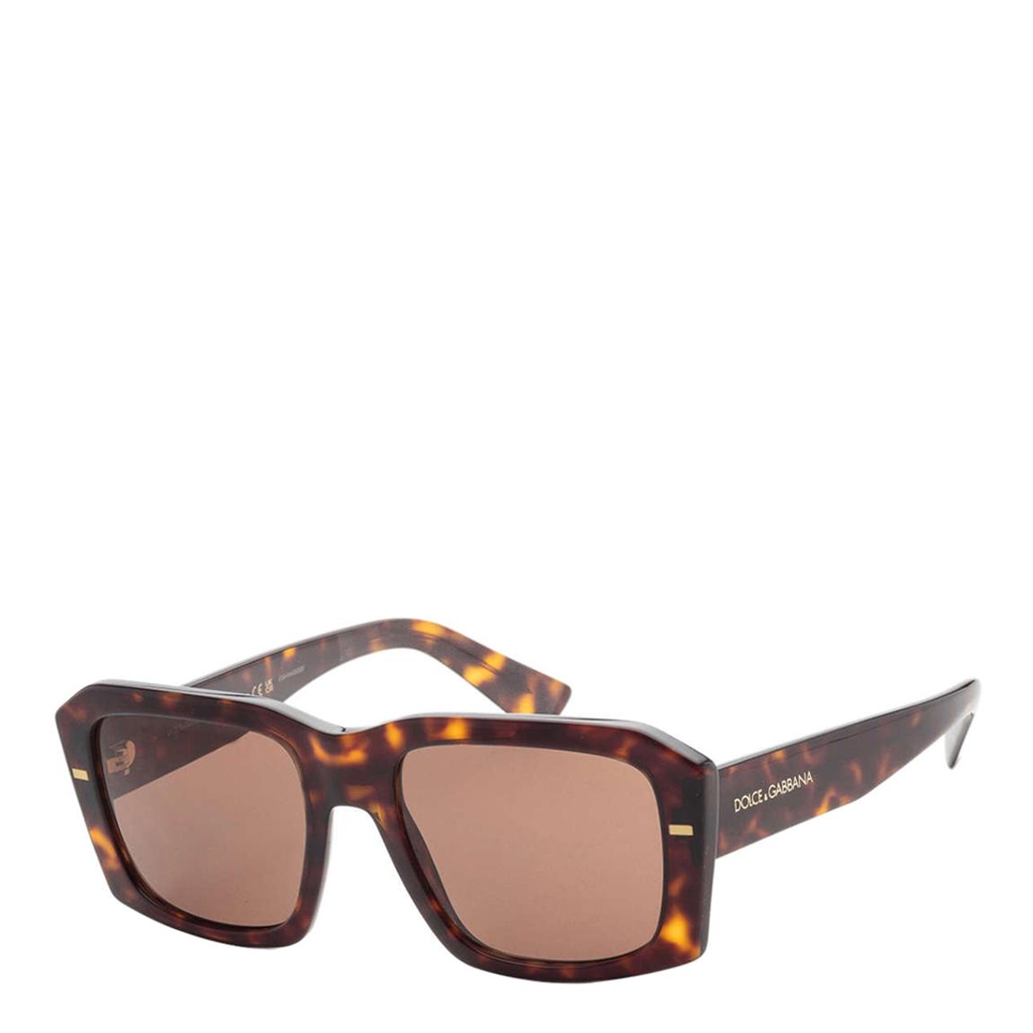 Men's Dolce & Gabanna Brown Sunglasses 54mm main product photo