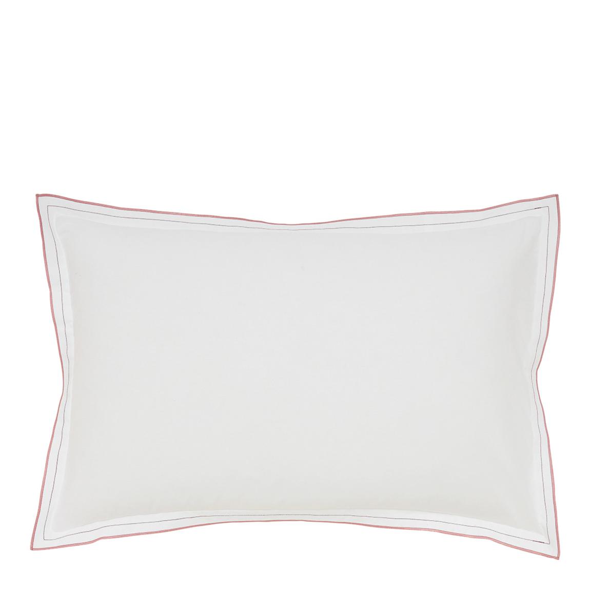 Elle Oxford Pillowcase, Morne Green & White main product photo