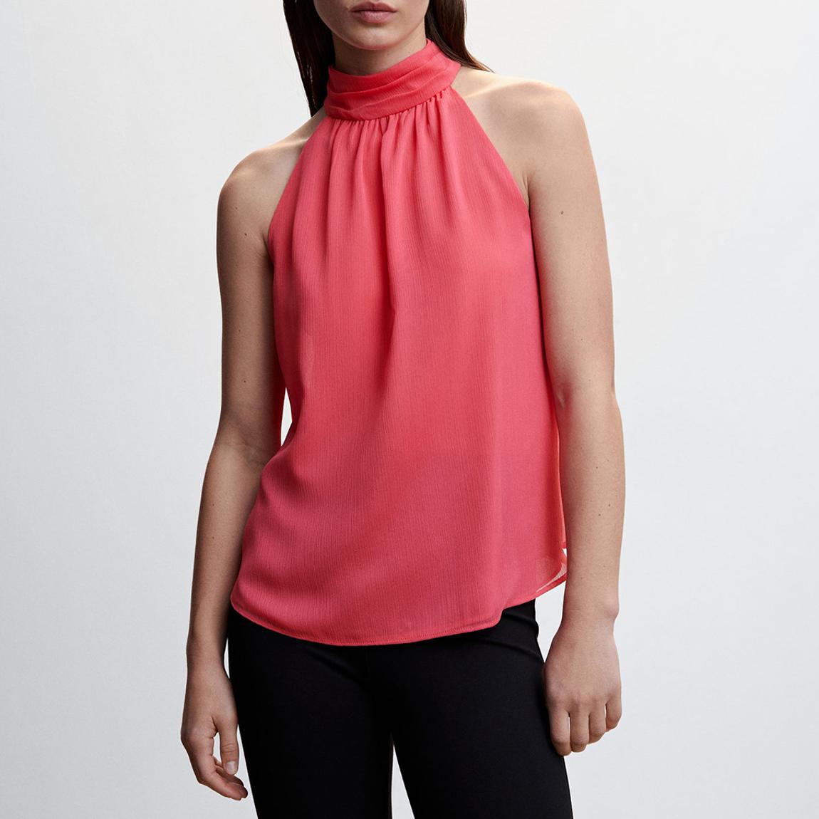 Fuchsia Halter Neck Blouse main product photo