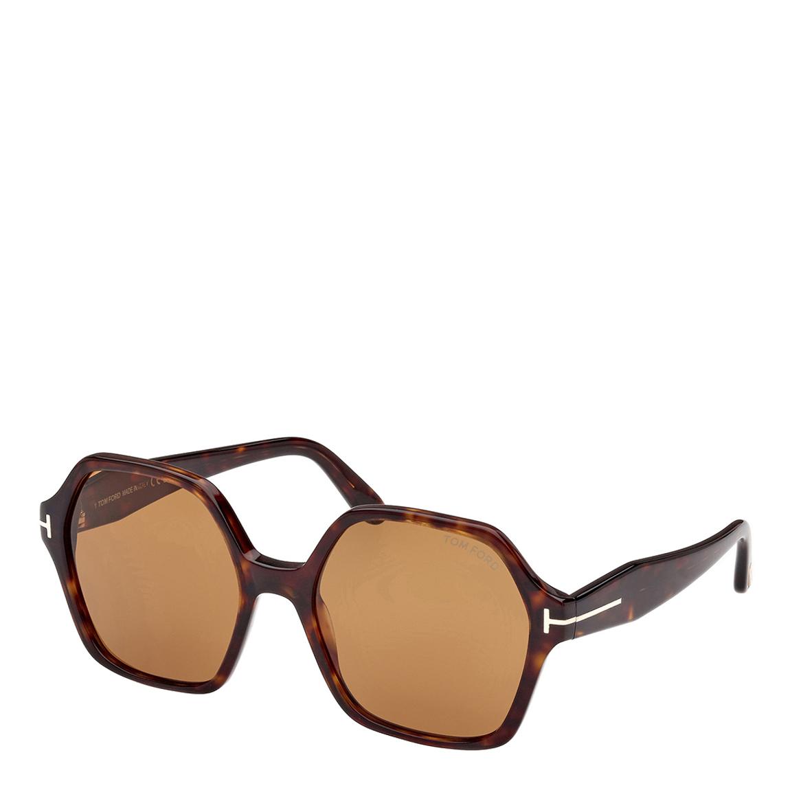 Women's Brown Tom Ford Sunglasses 56mm main product photo