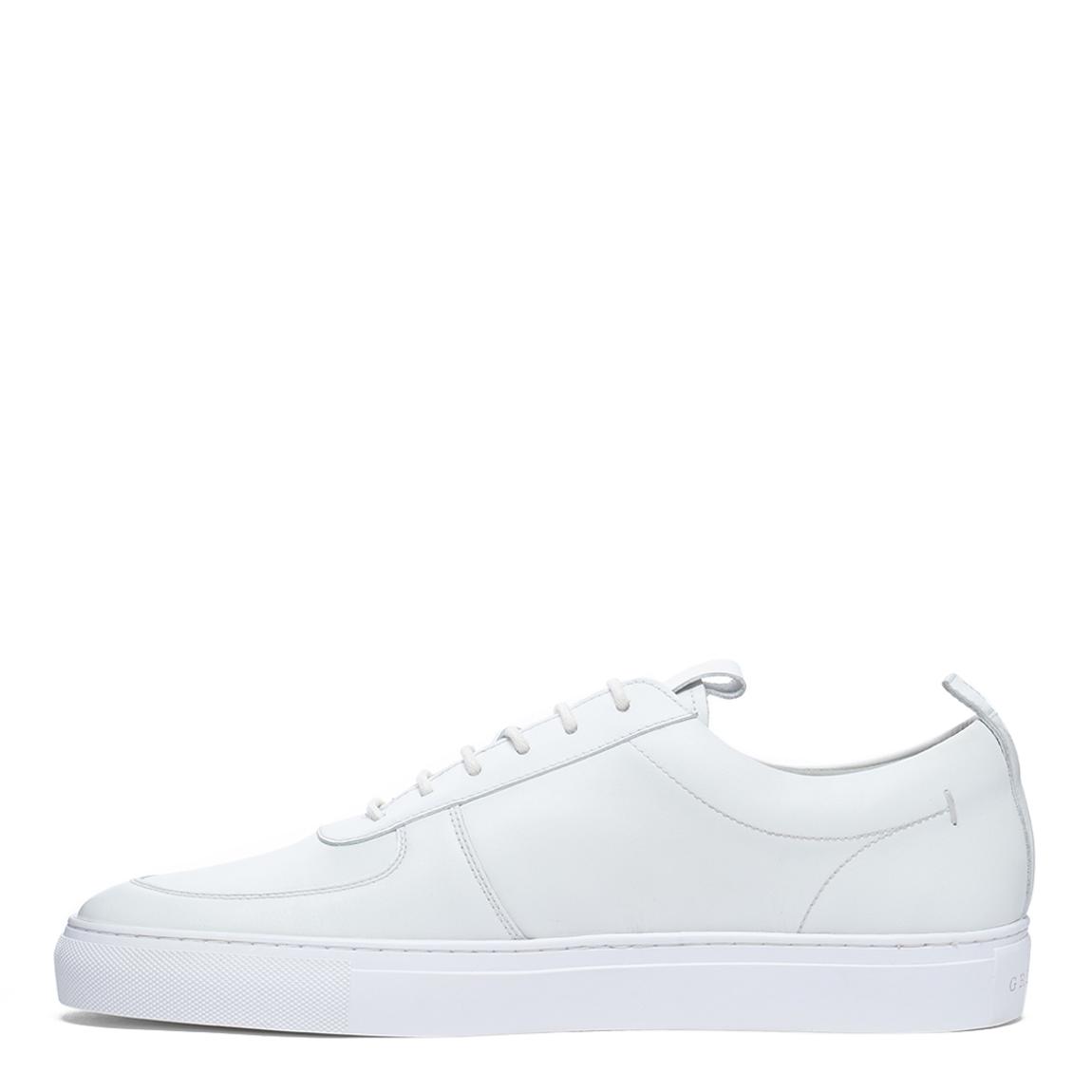 Grenson Men's White Sneaker 22 Leather Trainers BrandAlley