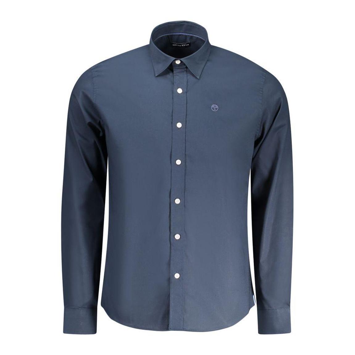 LongSleeve Cotton Shirt - Blue main product photo