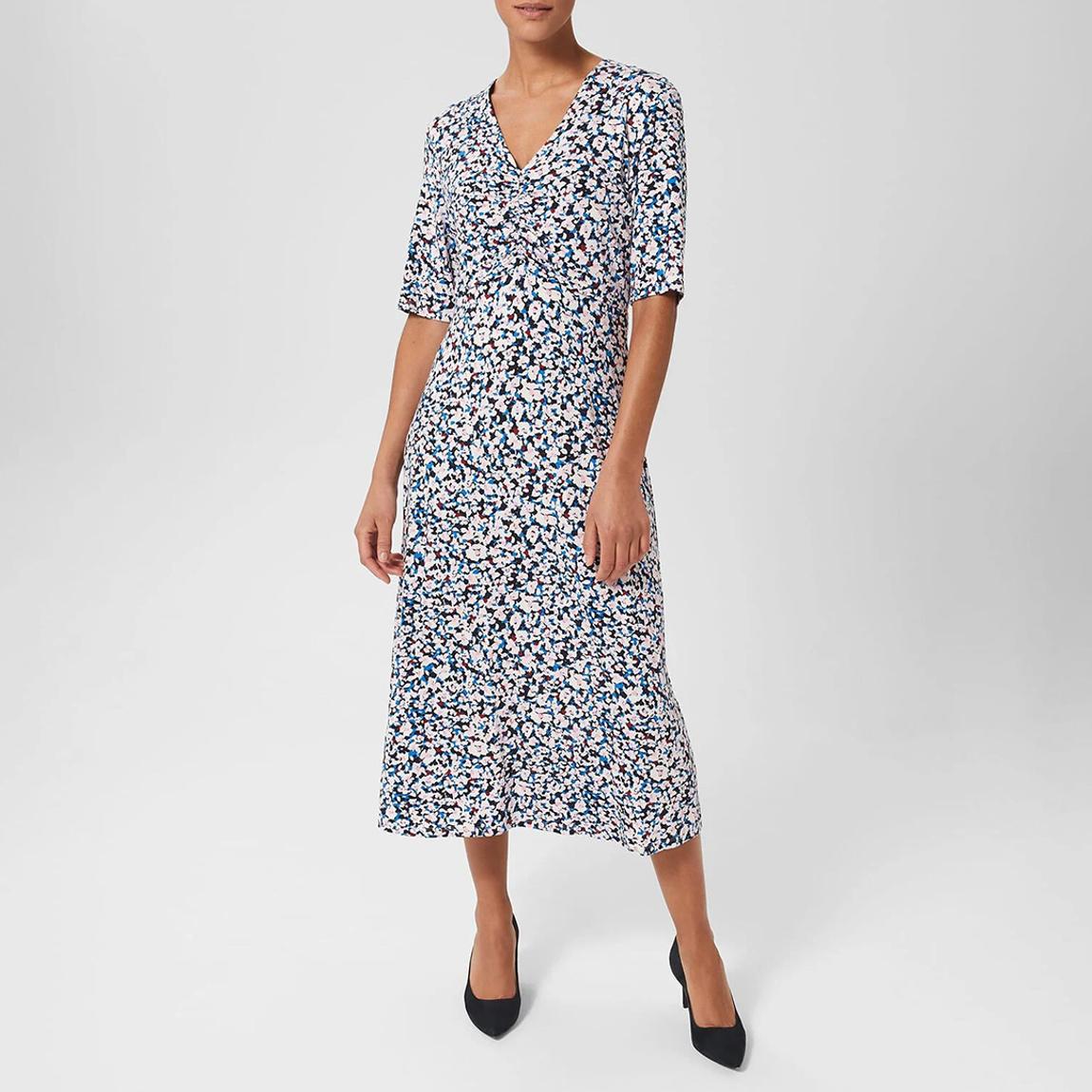 Navy Frankie Printed Dress main product photo