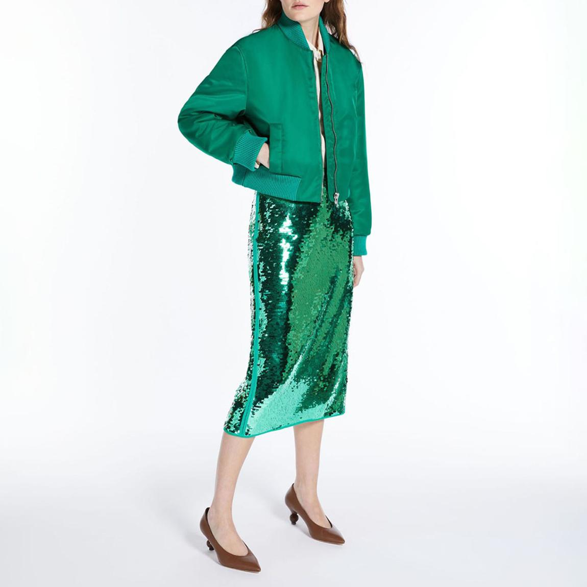 Green Cloruro Bomber Jacket main product photo