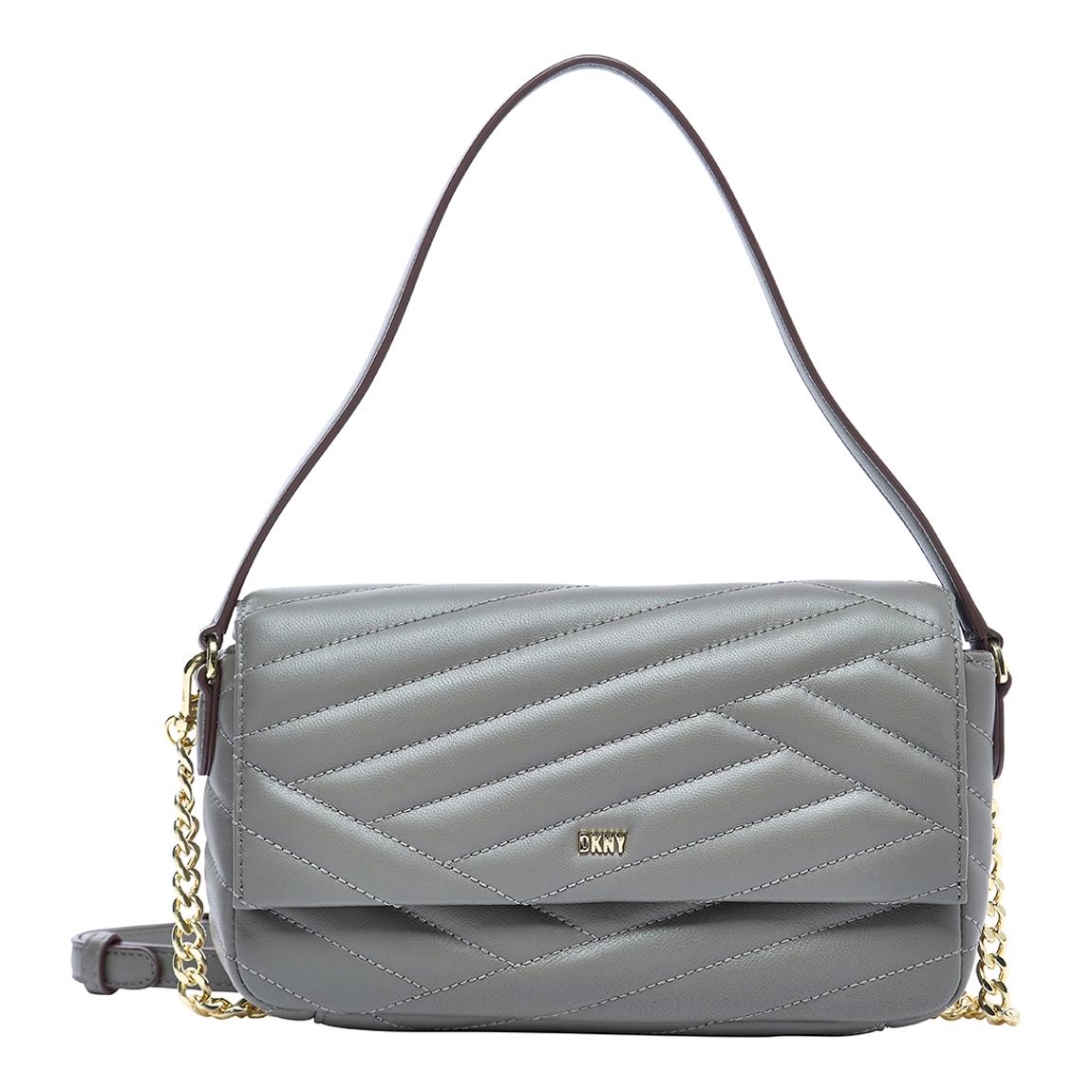 Dark Clay Sara Flap Demi Crossbody main product photo
