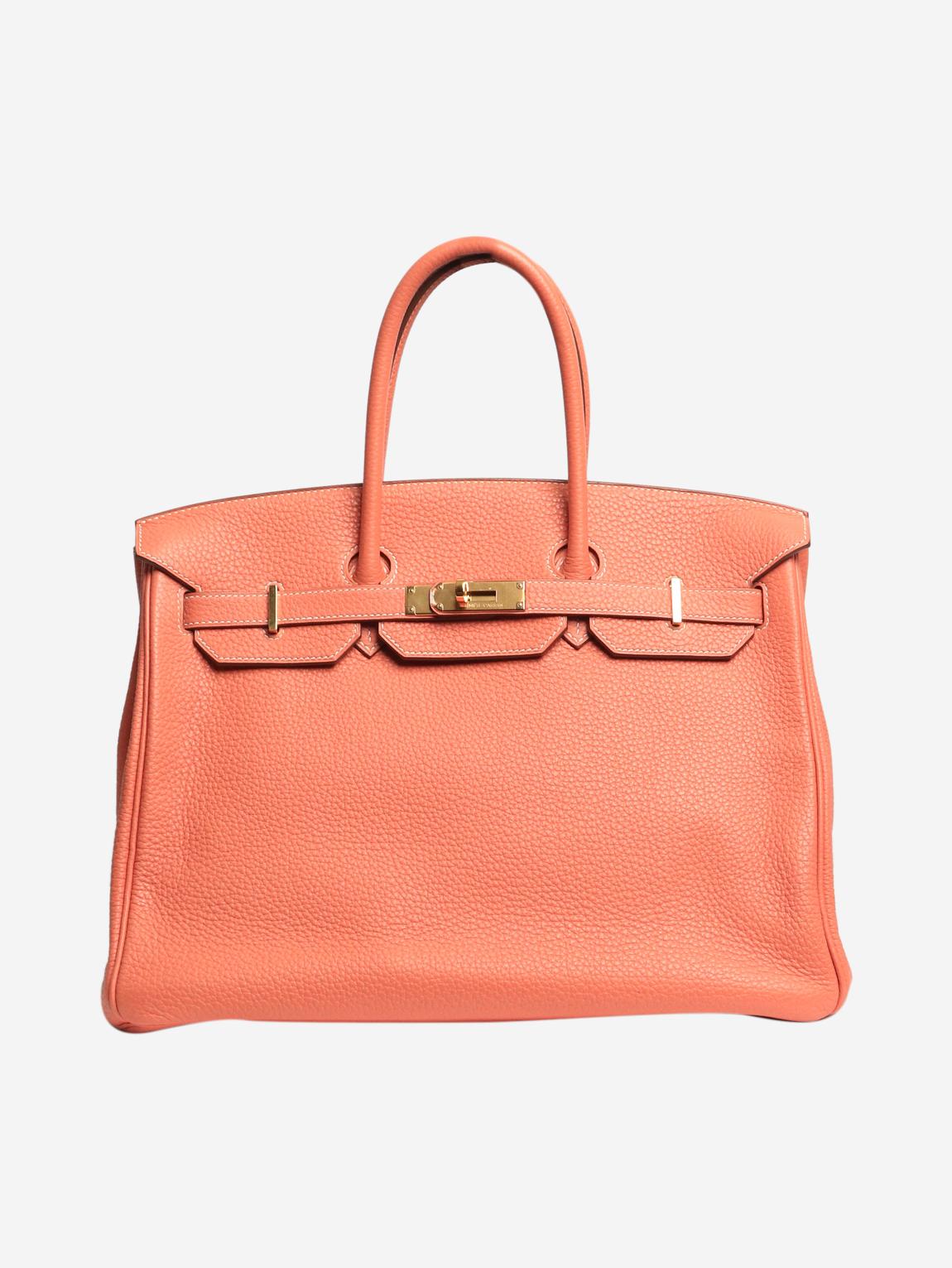 Salmon 2013 Birkin 35 Crevette in Clemence leather main product photo