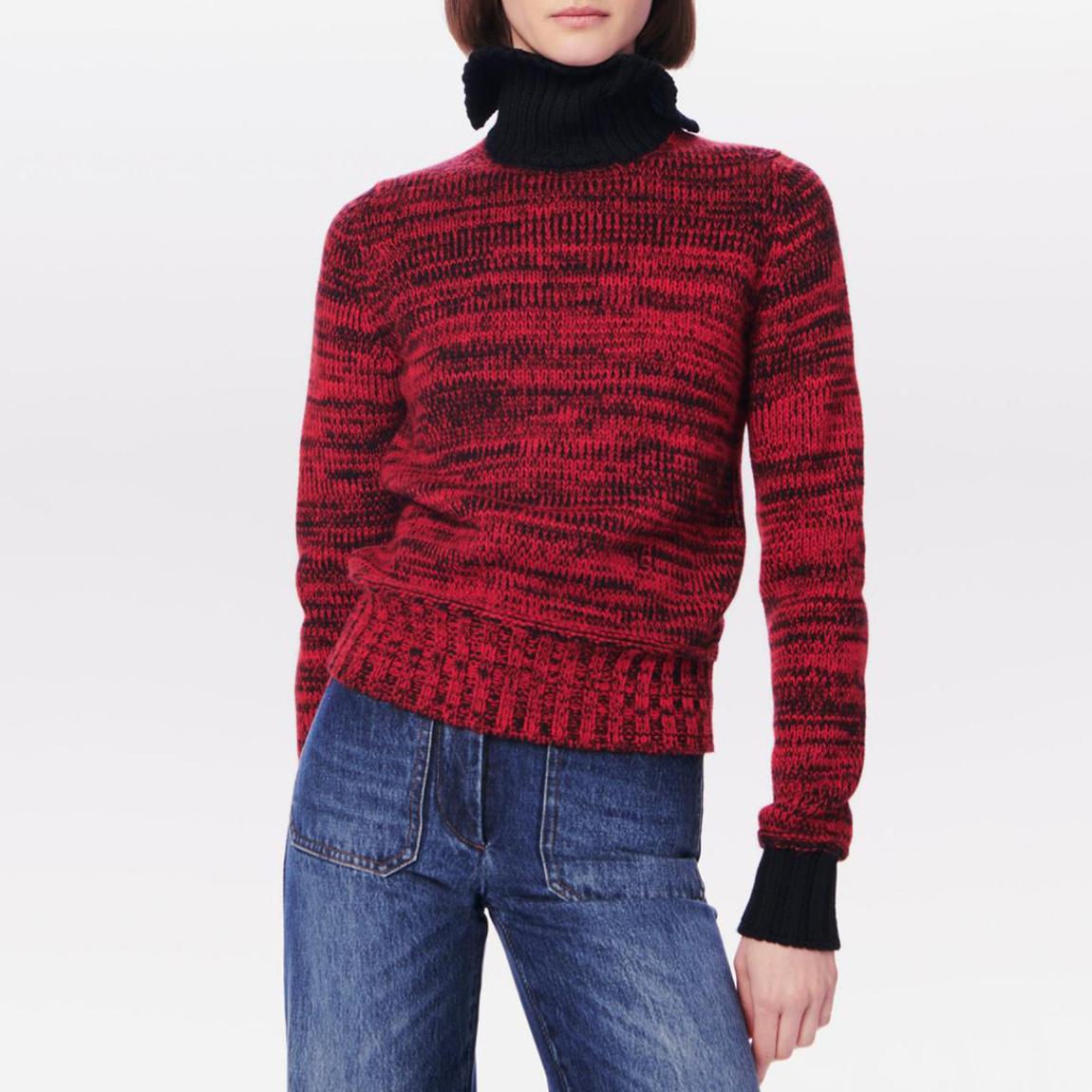 Red Chunky Wool Jumper main product photo
