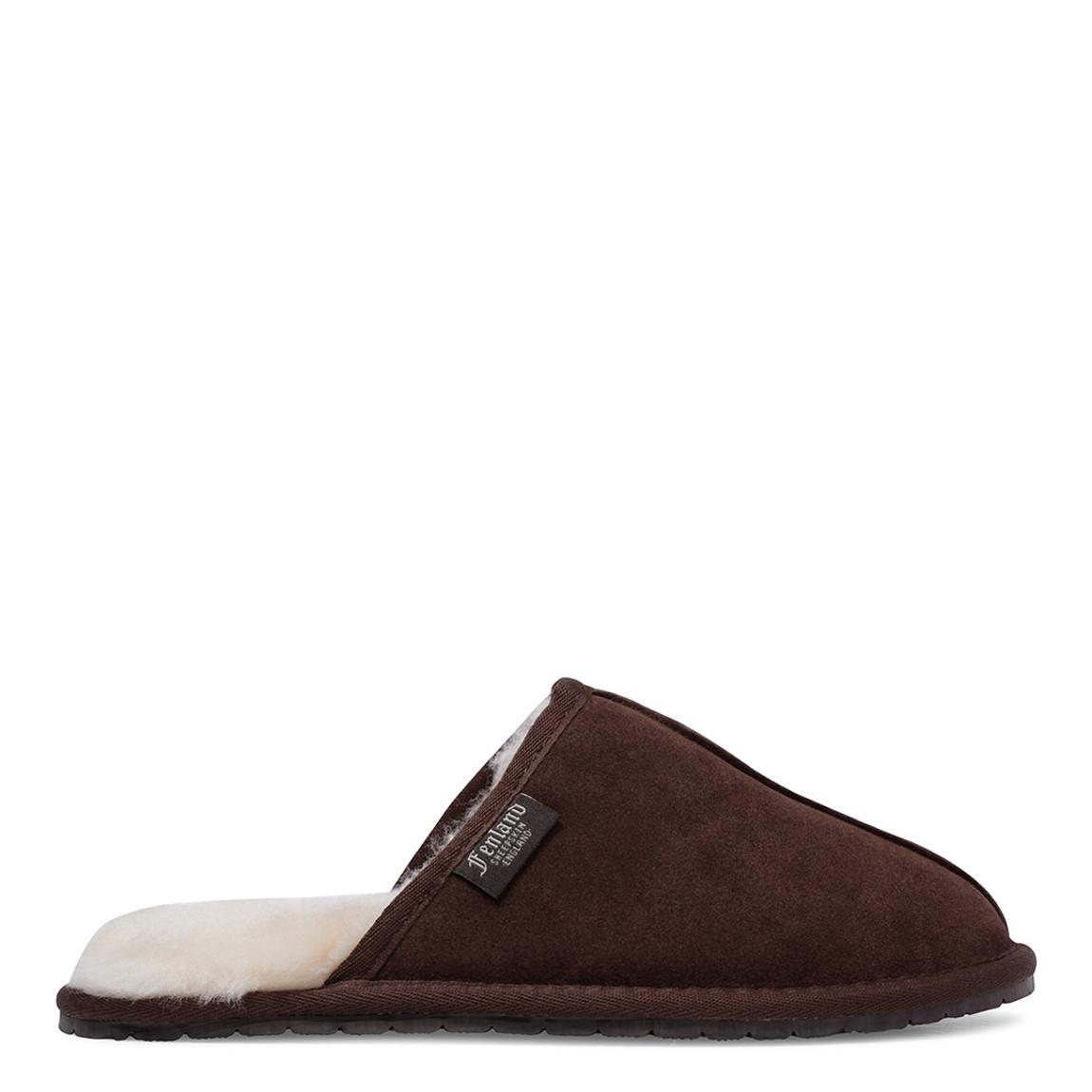Men's Brown Sheepskin Mule Slipper main product photo