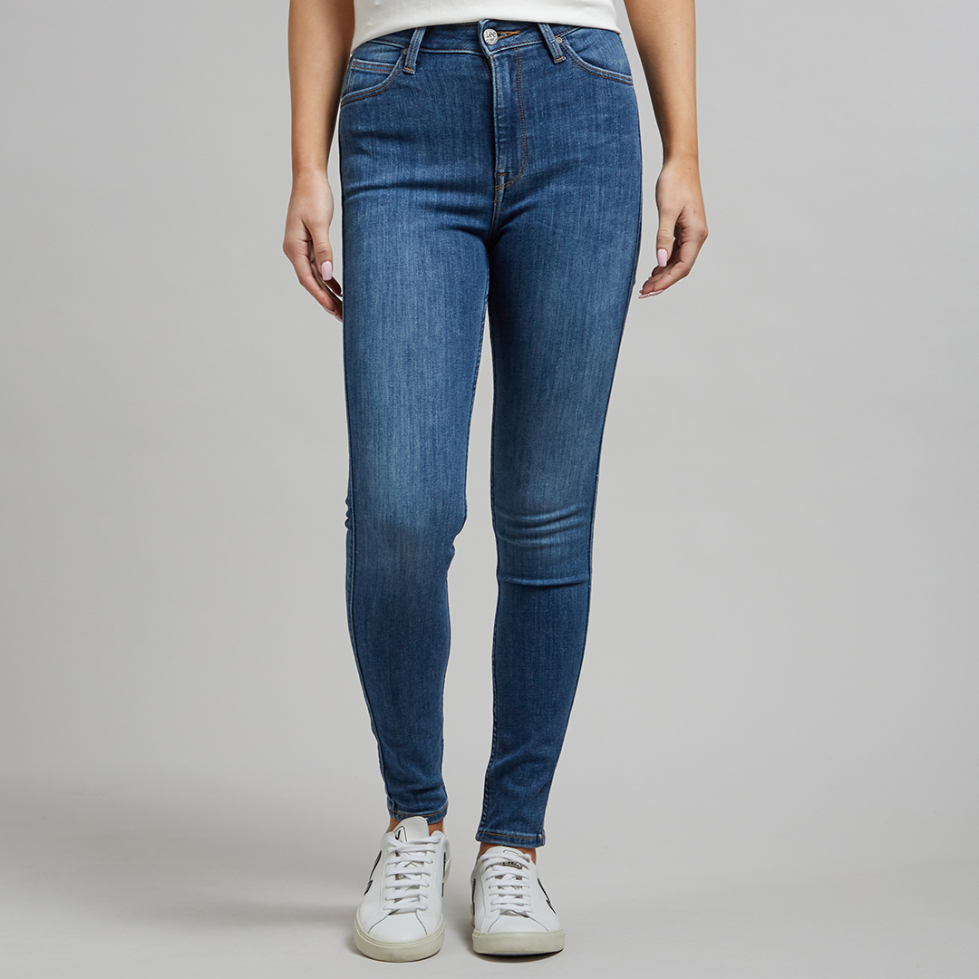 Mid Blue Ivy Super Skinny Stretch Jeans main product photo