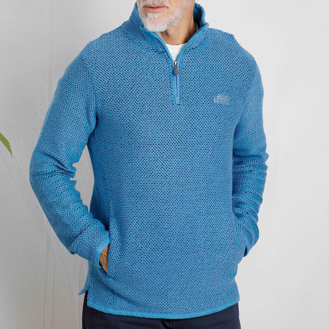 Blue Stern 1/4 Zip Sweatshirt main product photo