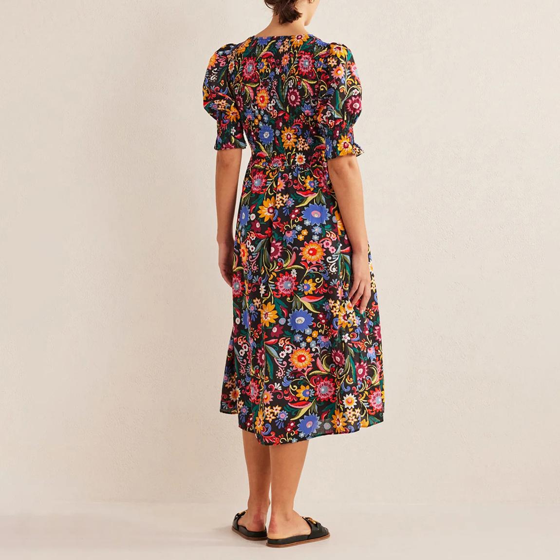 boden smocked bodice midi dress Buy Boden Green Carolina Smocked Midi Dress from Next USA