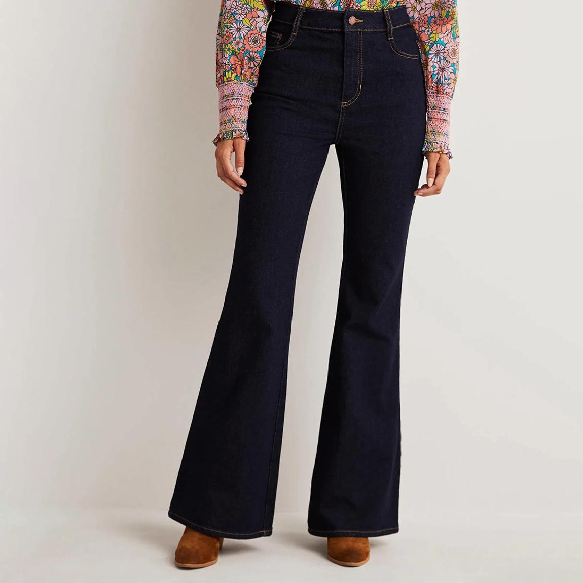 Indigo High Waist Smart Flare Jeans main product photo